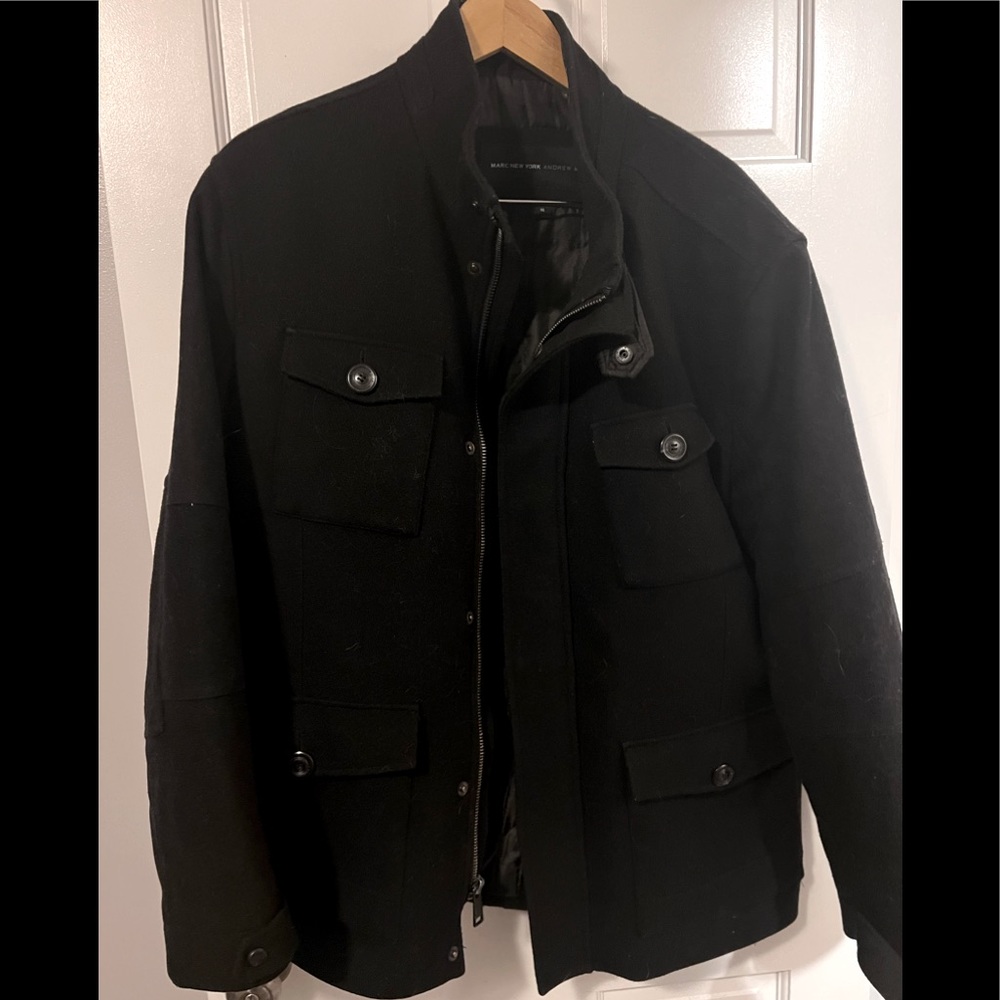 Marc New York Andrew mark black mens coat xl